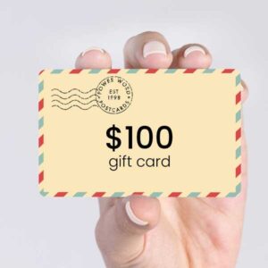 Power word Postcards Gift Card $100