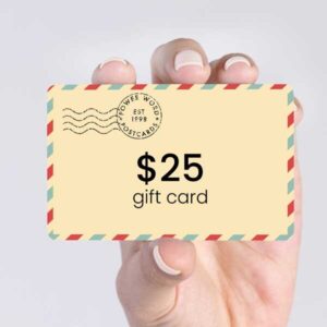 Postcards Gift Card $25