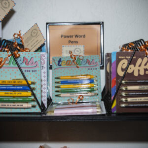 power word postcards affirmation pens